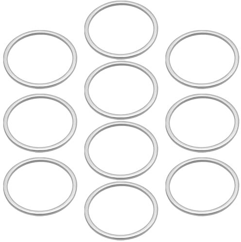 eMagTech 10 Pezzi Anelli Di Riduzione Per Seghe Da 25,4 A 22,2 mm Boccole Per Fori Per Lame Per Seghe Rondelle Per Boccole Distanziatori Per Lame Per Dischi Da Taglio Attrezzi Per Falegname