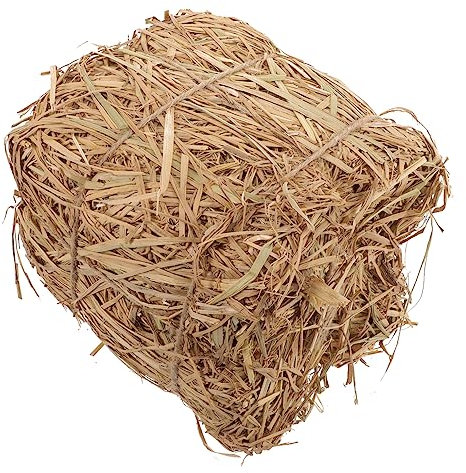 HYTROVE Autumn Style Haystack Decor for Garden Adornment Rustic Photo Prop Natural Appearance for Weddings Projects and Outdoor Scenes