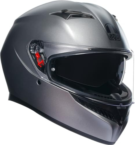 AGV K3 Mono Matt Luna Grey Motorrad Helm