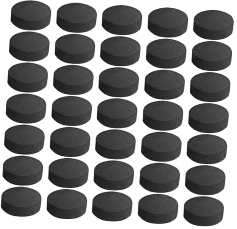 IWOWHERO Charbon De Bois Naturel pour Barbecue Et Cheminée, Tablettes 40mm Adaptées Au Camping Et Cuisson en Plein Air, Combustion Intense Et Résistante Au Vent