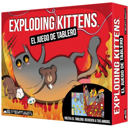 Asmodee Exploding Kittens: El Juego de Tablero