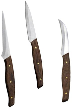 ULTECHNOVO Per Intagliare in Acciaio Inossidabile Manico in Legno Utensile Per Intagliare Kit Per Affettare Da Cucina