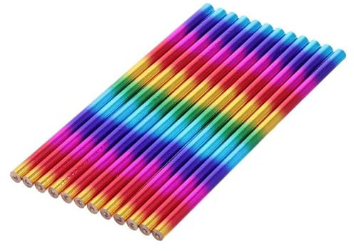12x/Set Regenbogenstifte 4-in-1-Farben Bleistifte Regenbogen Malvorlagen Mehrfarbige Bleistifte Kunstzubehör Zum Zeichnen