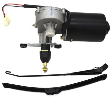 Electric Wiper Kit - Windshield Wiper System, Power Wipers Motor Assembly | Reliable Secure Vehicle Window Replacement Parts Kit, Complete Direct Drive Windshield Wipers Set For ATV Boat