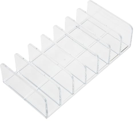 Gogogmee Transparenter Kosmetik Organizer Fächern Praktischer Eyelidschatten Aufbewahrungsbox für Schminktisch und Theke Kratzfestes und Stabiles Make up Ordnungssystem