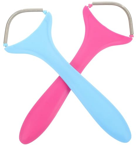 Toyvian 2 Stück-pack Gesichtsepilierer Damen Manueller Haarentferner mit Fadentechnik Edelstahl und Pp für Gesicht und Hals Ergonomisches Design und Einfache Aufbewahrung