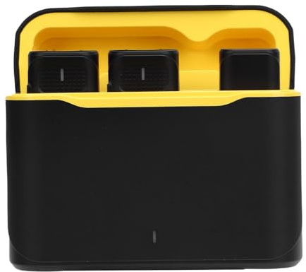Acouto Mikrofon mit Geräuschunterdrückung, Winddichtes 2-4-GHz-Mikrofon für Videoaufnahmen, Live-Streaming-, Lavalier-, Kabelloses, Aufnahmemikrofon, Clamp/Holder-On-,