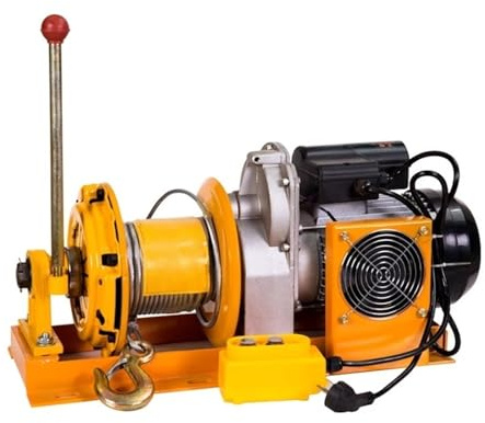 Montacargas eléctrico Polipasto Eléctrico Elevador De Alta Velocidad Multiusos, Grúa Pequeña Microeléctrica, Polipasto Embrague Con Placa Presión Doméstica 220V