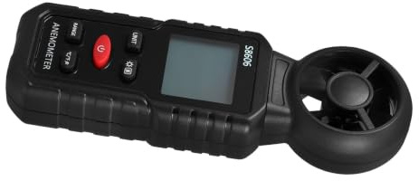 LIFKOME Anémomètre Portatif Compteur De Vitesse Du Vent Pour Mesure Précise De La Vitesse Du Vent En Plein Air Et En Laboratoire