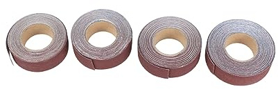 Angoily Boxed Emery Cloth Roll for Wood Turners Metal Glass Finishing Abrasive Strips for Furniture Repair Automotive Body Work Precision Sanding
