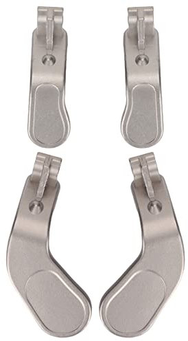 MUNEFE Stainless Steel Controller Paddles, Metal Interchangeable Paddles, Paddles Replacement Parts Accessories for One Elite [video game]