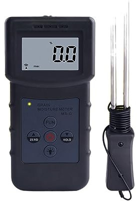 Misuratore di umidità, Misuratore Umidità Muri, Misuratore di umidità del grano Misuratore di umidità for orzo, mais, fieno, avena, colza, riso integrale, soia, farina di frumento, cacao in polvere ,