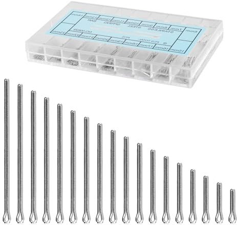 Tabanzhe 360pcs Watch Link Cotter Pins 6-23mm–Stainless Steel Watch Band Pins Replacement & Repair Kit for Watchmakers,Watch Strap,Bracelet
