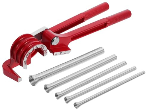 POPETPOP Piegatubi Portatile Slot Utensili Manuali per Piegatura di Tubi in Rame e Alluminio Piegatubi Compatto per Hvac e Aria Condizionata senza Elettricità