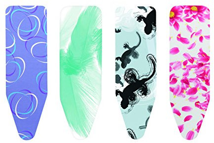 Brabantia 8mm Thick Underlay Ironing Board Cover (B Board/Colourful Mixed Random Selection) Heat-Resistant, Non-Slip, Cord Fastener