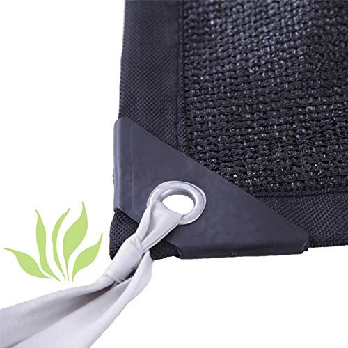 JIANFEI-Sichtschutznetz Sonnensegel Wärme Isolieren Pflanzen Schützen Sonnenschutz Senken Sie Die Temperatur,27 Größe Anpassbare (Farbe : Schwarz, größe : 2x6m)