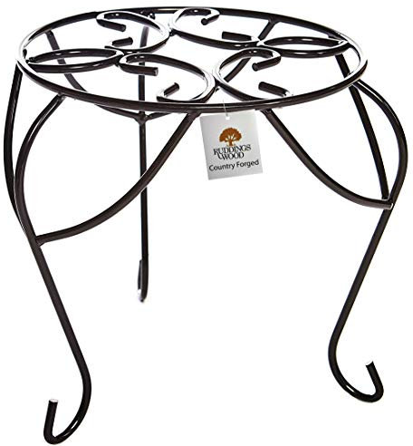 RUDDINGS WOOD Raised Metal Pot Plant Stand Shelf Garden Outdoor Tall Patio Flower Display Holder Rack