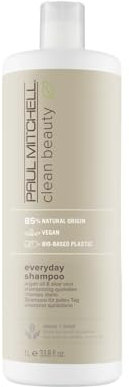 Paul Mitchell Clean Beauty Everyday Shampoo — Vegane Haarwäsche für alle Haartypen, tägliche Haarpflege mit Arganöl — 1000 ml, mehrfarbig