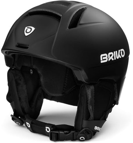 Briko Canyon Ski-/Snowboardhelm, Schwarz, matt, 53-55 cm