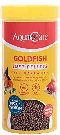 AquaCare Goldfish Soft Pellets Complete and Varied Food for All Goldfish (250g)