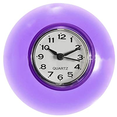 Keptfeet Salle Bain étanche - Horloge à Ventouse résistante à l'eau,Horloge à Ventouse pour décoration d'intérieur Cuisine Patio