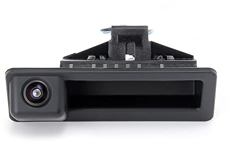 GREENAUTO AHD 720P Auto Rückfahrkamera für BMW 3 Series 5 Series X6 E39 E60 E70 E82 E90, 170 Grad Fischaugen Objektiv Auto-Rückfahrkamera mit Kofferraumgriff