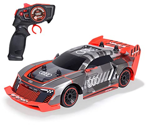 Dickie Toys - RC Audi S1 E-Tron Quattro Drift Car (30 cm) - RC Auto mit 2-Kanal FS Fernsteuerung (2,4 GHz) & Allradantrieb - ferngesteuertes Auto für Kinder ab 6 Jahre, bis 12 km/h