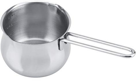 Milk Pot Chocolate Sauce Pan Flavoring Syrup for Butter Milk Pan with Melting Pot Pan Sauce Pan 800Ml Double Boilers