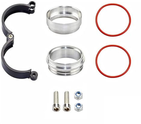 Flangia del morsetto della V-Band del rilascio rapido della lega di 3''/76mm per il tubo dell'intercooler di aspirazione