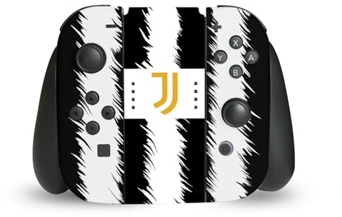 Head Case Designs Offizielle Juventus Football Club Home 2023/24 Match Kit Vinyl Haut Gaming Aufkleber Abziehbild Abdeckung kompatibel mit Nintendo Switch Joy-Con Controller