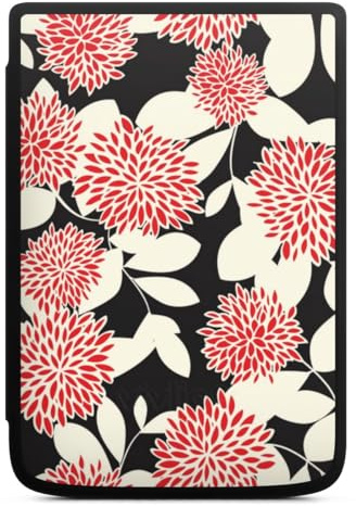 DeinDesign Coque pour liseuse Compatible avec Vivlio Touch HD Plus Etui pour liseuse Protection pour liseuse Motifs Fleur Fleurs