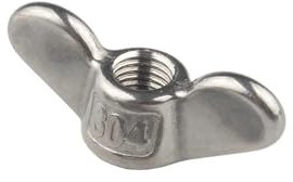FANNIXI Big Ear Hand Tight Mutter 1~5 Stück Flügelmutter große Ohrmuttern M4M5M6M8M10M12M14M16M18M20M24 304 A2 Edelstahl speziell geformte Handschraubenmutter (Color : Big Ear, Size : M6-2Pcs)