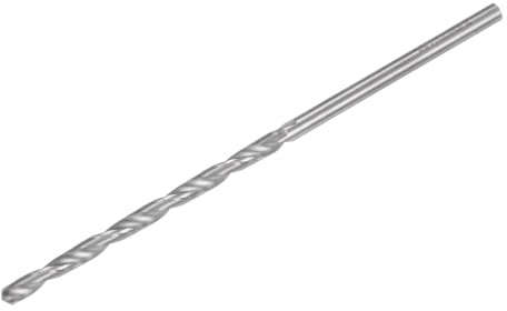QUARKZMAN Hartmetall-Bohrer Extra lang 100 mm, ⌀3,5 mm YG6X/C3 Wolframstahl-Spiralbohrer für Edelstahl Aluminium Metall Kunststoff