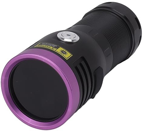 Lumière Noire, Lampe de Poche LED 365 Nm, Piles Rechargeables 60 W, Lampe de Poche pour Détection D'urine de Chat, Taches, Documents, Bijoux en Ambre