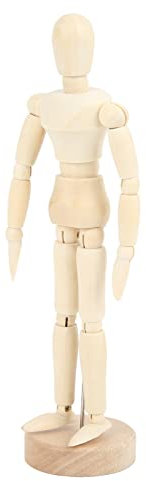 Hölzerne Mannequin-Zeichnungsskizze, 14 Drehbare Gelenke, Kinderzeichnungsmodell, für Künstlermodelle, Fotografie-Requisiten, Animationsanzeige