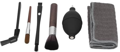 Cepillo para café Expreso, Juego de 6 Cepillos para Máquina de café, Cepillos para café, Soplador de Aire y Toalla de Limpieza, Limpiador para Máquina de café Expreso para