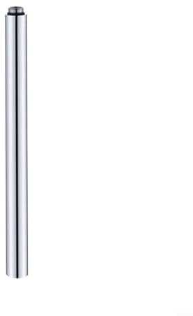 Drhomeam Asta di prolunga per sistema doccia, 30 cm, in acciaio inox, prolunga per soffione doccia, cromato (cromato)