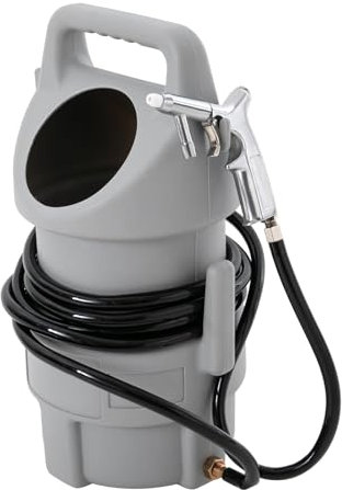 MEELRYD Seau de sablage portable, sableuse mobile, pistolet de sablage mobile à air comprimé, seau de sablage pneumatique mobile, kit professionnel mobile avec sablage