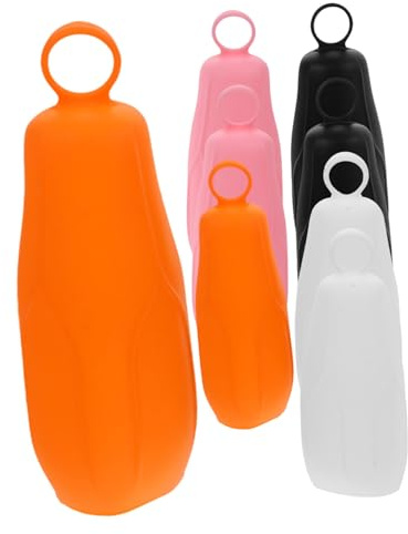 Gogogmee Copri Bottiglie in Silicone da Viaggio 8 Pezzi Set Protezione Anti-perdite per Shampoo e Lozione Design Semplice e Creativo Pratico per Prodotti da Bagno