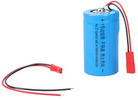 Morain LR20 Dummys Batteria LR20 Dimensioni Connettori Segnaposto Falso Dummys Batteria Con 23cm Filo Per Progetti Elettrici N.d Dimensione Batteria Segnaposto