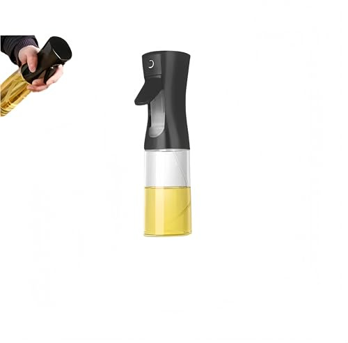 2-i-1 sprayflaska för olja och vinäger – smart köksspruta (200/300/500 ml) svart 300 ml-spray