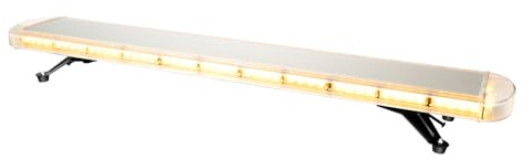 96 LED Rundumleuchte 12-24V DC, 360° Warnleuchte mit Fernbedienung & 16 Modi, Frontblitzer, IP65 Wasserdicht für Auto, LKW, Motorrad, Traktor, Baufahrzeuge, Gelb