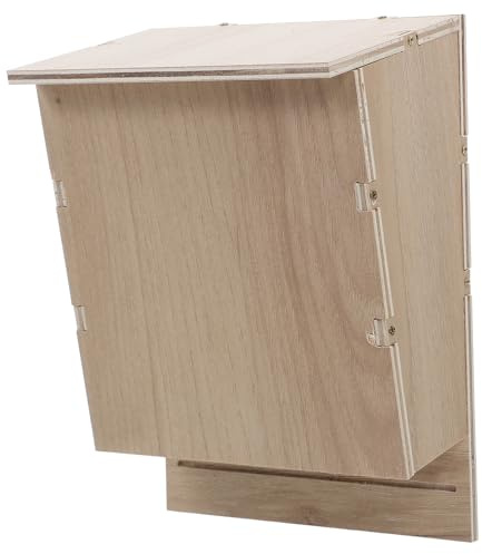 GATHINESS Casa de Madera para Murciélagos Resistente Intemperie Refugio para Hibernación y Uso Año, Adecuado para Árboles y Balcones en Exteriores