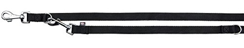 Trixie TX-13951 Classic Adjustable Leash 2m/15mm Black, small/medium