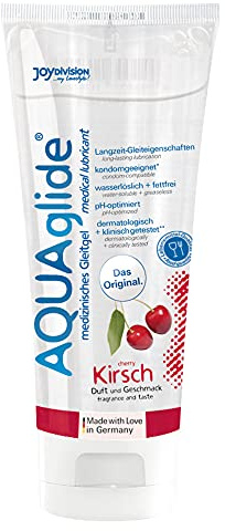 JOYDIVISION Original AQUAglide Kirsch – Gleitgel mit Geschmack, 100 ml