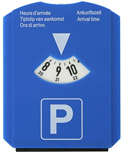 100 Stück Parkscheibe PVC mit Druck 4-farbig mit Logo Werbung