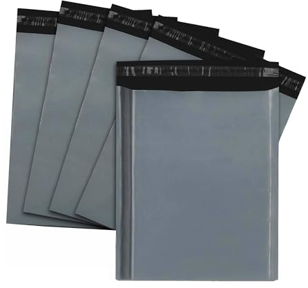 50Pack of 17 x24 Strong Large Grey Mailing Postal Bags 425mm x 600mm