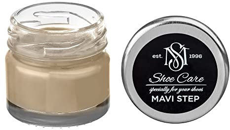 MAVI STEP Creme de Beaute Lederschuh auf Wachsbasis, cremefarben, 167 Helles Dunkelbeige
