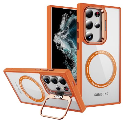 Hitaoyou for Samsung Galaxy S24 Ultra Case 5G, [Compatible with Magsafe], Camera Kickstand Protective Galaxy S24 Ultra Case Shockproof Cover Military Grade Phone Cases for Galaxy S24 Ultra 6.8''