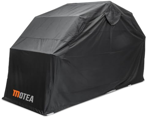 Zeltgarage/Faltgarage für Motorräder und Quads/ATVs XXXL MOTEA schwarz